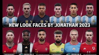 PES 2021  NEW LOOK FACEPACK BY JONATHAN FACEMAKER CPK amp SIDER  WORLD CUP FACES [upl. by Nuavahs]