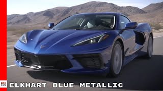 2020 Corvette C8 Elkhart Blue Metallic [upl. by Nerradal]