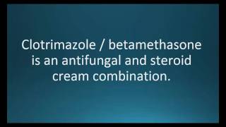 How to pronounce clotrimazole betamethasone Lotrisone Memorizing Pharmacology Flashcard [upl. by Olds]