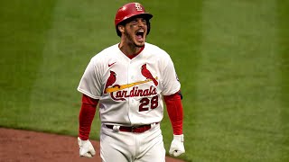 Nolan Arenado talks about gamewinning homer in first Cardinals Opening Day [upl. by Ellatsyrc]