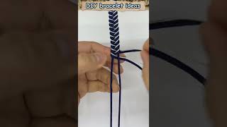 Handmade bracelet with thread for boyfriend bracelet tutorial handmade foryou fyp [upl. by Cesaria]