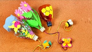 ¿Como hacer un balero con botellas de plástico  Manualidades para niños  Reciclaje [upl. by Grantley]