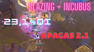 WILL THIS CONTINUE  ALBION ONLINE  BLAZING  INCUBUS  PVP ALBION ONLINE [upl. by Ebba]