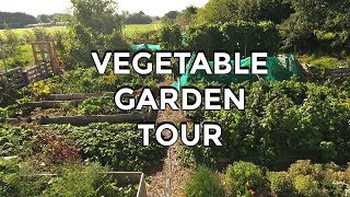 Vegetable Garden Tour Autumn 2018 [upl. by Dlabihcra]