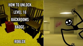 How to Unlock Level 16 SECRET BADGE  ApeirophobiaROBLOX [upl. by Hcurab]