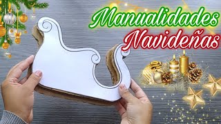 Lindas y faciles Manualidades Navideñas  DIY Christmas  Ideas Navideñas 2023 [upl. by Junette]