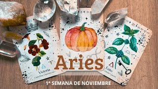 🍁ARIES🍁PREDICCIONES NOVIEMBRE  Tarot Evolutivo [upl. by Banquer]