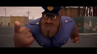 Officer Earl Running To Ruin Flint Lockwoods Day [upl. by Annasoh347]