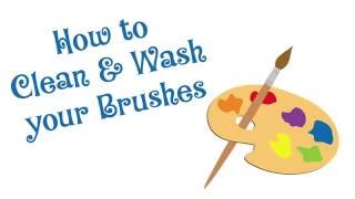 How to Clean your Oil Brushes [upl. by Mureil]