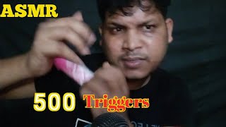 ASMR Fast And Aggressive 500 Triggers [upl. by Nairad252]