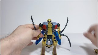 Transformers Beast Wars WASPINATOR Review [upl. by Nwadahs]