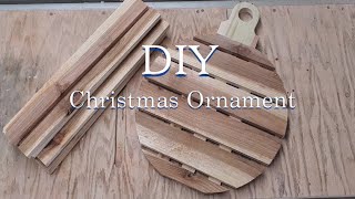 Easy to Make Wooden Christmas Ornament [upl. by Ramah657]