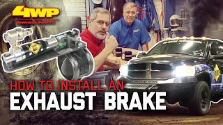 How to Install an Exhaust Brake on a Diesel Pickup with BD Diesel [upl. by Preston]