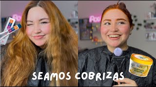 Chikilla se vuelve cobriza sin quedar pelona  Que uso y como pinto mi cabello irosie21 [upl. by Garin]