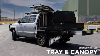 VW Amarok  Canopy  V3 Steel Tray [upl. by Phelan]