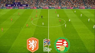 Olanda  Ungheria  UEFA Nations League 20242025  Gruppo C [upl. by Namrehs]