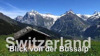 Schwitzerland  Eine Fahrt mit dem Postbus bei herrlichen Sonnenschein auf die Bussalp [upl. by Aikim]