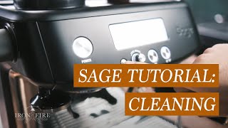 Sage Barista Pro Cleaning Tutorial  A stepbystep guide on how to clean your Sage coffee machine [upl. by Aisor]