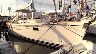 2015 Hylas 70 Sailing Yacht Independence  Deck Interior Walkaround  2017 Annapolis Boat Show [upl. by Dall]