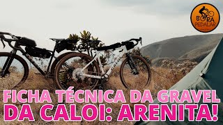 Saiu a FICHA TÉCNICA da GRAVEL da Caloi ARENITA  Bora Pedalar [upl. by Kelcie]