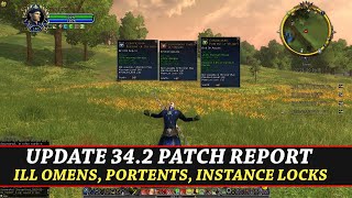 LOTRO Update 342 Patch Report  Ill Omens  Portents  Instance Locks [upl. by Gleeson]