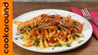 Maccheroni al ferretto con sugo di scampi  Ricette primi piatti di pesce [upl. by Annaierb144]