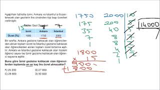 20242025 LGS1 Matematik soru çözümleri [upl. by Alliuqa]