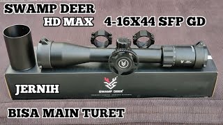 UNBOXING SWAMP DEER HD MAX 416X44 SF GD  JERNIH BISA MAIN TURET [upl. by Sprague]