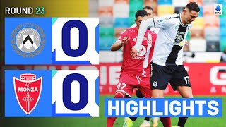 UDINESEMONZA 00  HIGHLIGHTS  Lucca’s efforts not enough to grab win for hosts  Serie A 202324 [upl. by Allissa]