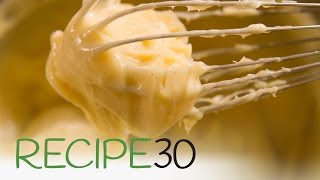 Creme Patissiere  Pastry Cream  By RECIPE30com [upl. by Thay]