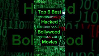 Top 6 Best Hacking Movies in hindi shorts movies hacker robberymovie top6 [upl. by Dominga636]