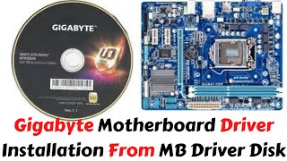 How To Install Motherboard Driver With CD  Install Gigabyte Motherboard Driver Automatically [upl. by Skardol]