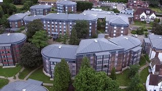 The Pavillions Oadby Student Village from the air [upl. by Gerome]