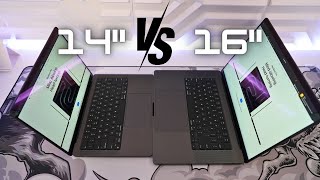 M3 14inch vs 16inch MacBook Pro [upl. by Granese]