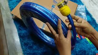 SUNICE 15 METER BLUE RUBBER HOSE PIPE [upl. by Ellenet884]