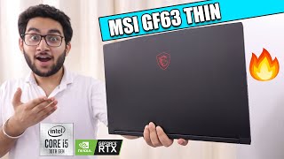 This Will Change Your Mind 🤯 MSI GF63 Thin  i5 10500H6 Cores RTX 3050 [upl. by Elmer83]