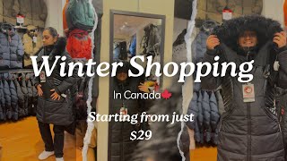 Winter shopping in Canada  winter shopping guide  for 30 to 40 [upl. by Namwen734]