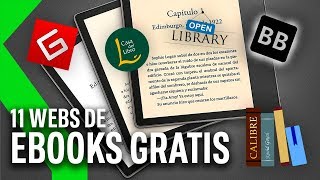 11 WEBS para DESCARGAR EBOOKS GRATIS para tu KINDLE  Xataka TV [upl. by Emorej599]