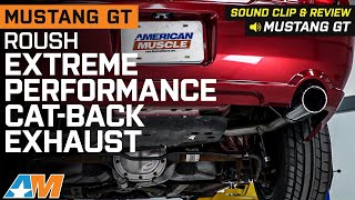 20052009 Mustang GT Roush Extreme Performance CatBack Exhaust Review amp Sound Clip [upl. by Nick]