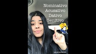 Nominativo acusativo dativo e genitivo [upl. by Busby325]