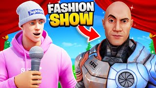 I joined a Fortnite Fashion Show as The Rock [upl. by Nallek669]