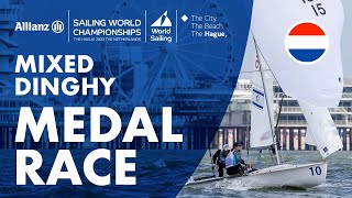 470 Medal Race  Allianz Sailing World Championships 2023 [upl. by Ynattir]