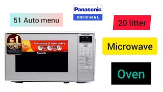 Panasonic 20L microwave oven silver  budget friendly  best microwave oven for 5 family members [upl. by Eiramlatsyrc]