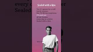 Sealed With A Kiss Verse 2  Jason Donovan lyrics lyrics shorts [upl. by Elorak]