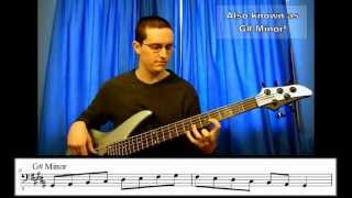 The 12 Minor Scales Bass Guitar Lesson [upl. by Tory814]