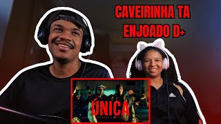 Única  Caverinha part Kayblack REACT [upl. by Bowie]