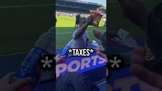 Fanum Taxes A Fan At The AMP vs Beta Squad Match😂 [upl. by Lhok173]