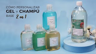 Personaliza el Gel y Champú Base 2 en 1 de Gran Velada  4 Recetas fáciles y naturales [upl. by Odele]