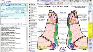 ReflexoVISU logiciel de Reflexologie et approches complémentaires [upl. by Cthrine]