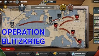 Operation Blitzkrieg Hard full world conqueror 3 [upl. by Fevre844]